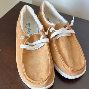 Gypsy Jazz Tan Suede Women's Shoes